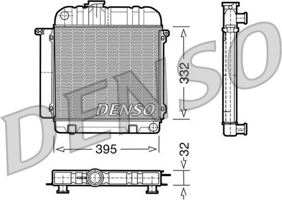 Denso DRM05010 - Radiatore, Raffreddamento motore www.autoricambi360.it