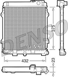 Denso DRM05031 - Radiatore, Raffreddamento motore www.autoricambi360.it