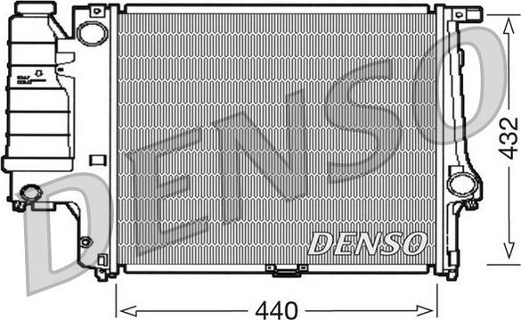 Denso DRM05037 - Radiatore, Raffreddamento motore www.autoricambi360.it
