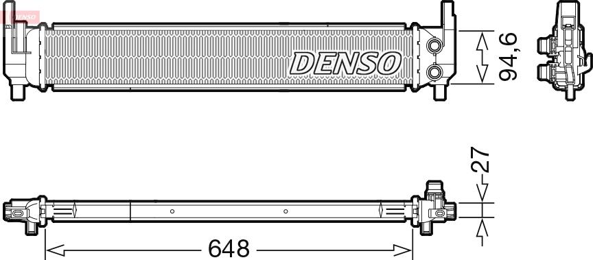 Denso DRM02042 - Radiatore, Raffreddamento motore www.autoricambi360.it