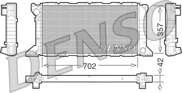Denso DRM10099 - Radiatore, Raffreddamento motore www.autoricambi360.it