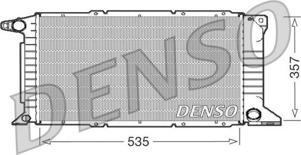 Denso DRM10101 - Radiatore, Raffreddamento motore www.autoricambi360.it