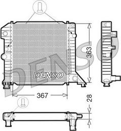 Denso DRM33020 - Radiatore, Raffreddamento motore www.autoricambi360.it