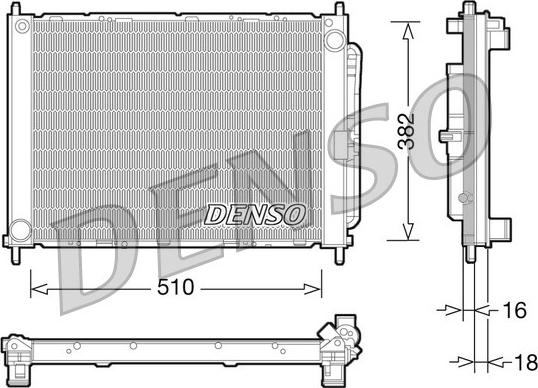 Denso DRM23101 - Gruppo raffreddamento www.autoricambi360.it