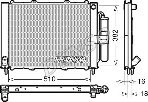 Denso DRM23103 - Gruppo raffreddamento www.autoricambi360.it