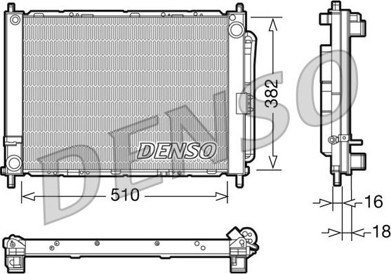 Denso DRM23102 - Gruppo raffreddamento www.autoricambi360.it