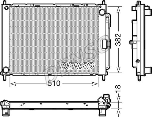 Denso DRM23111 - Gruppo raffreddamento www.autoricambi360.it