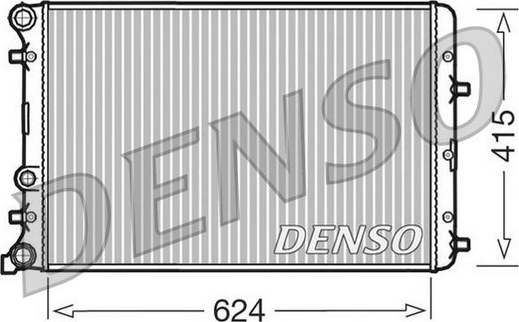 Denso DRM27003 - Radiatore, Raffreddamento motore www.autoricambi360.it
