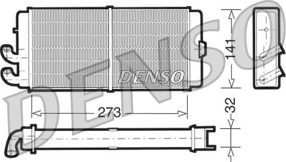 Denso DRR02001 - Scambiatore calore, Riscaldamento abitacolo www.autoricambi360.it