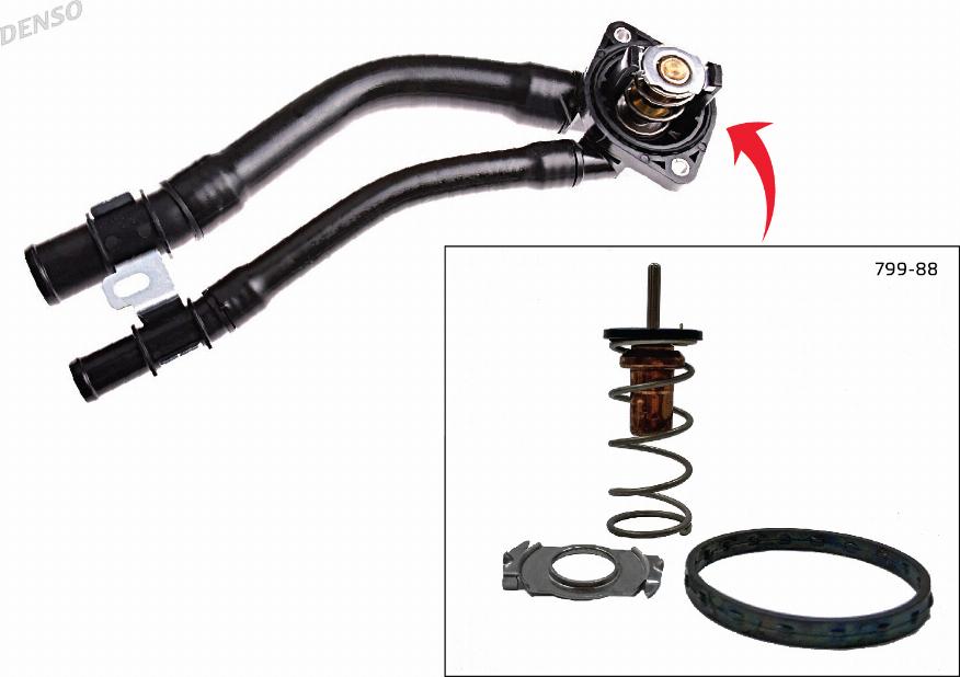 Denso DTM88799 - Termostato, Refrigerante www.autoricambi360.it