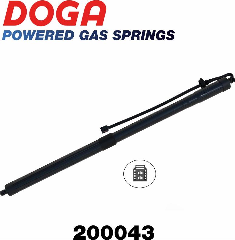 DOGA 200043 - Motore elettrico, Cofano posteriore www.autoricambi360.it