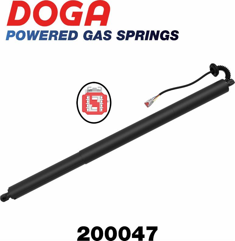 DOGA 200047 - Motore elettrico, Cofano posteriore www.autoricambi360.it