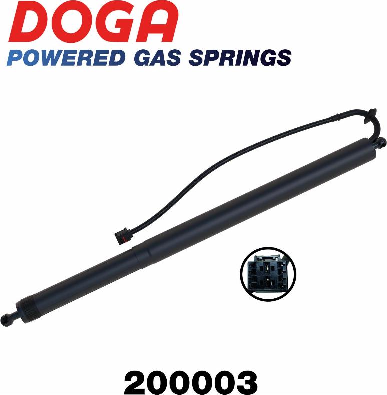 DOGA 200003 - Motore elettrico, Cofano posteriore www.autoricambi360.it