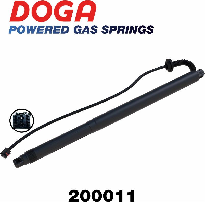 DOGA 200011 - Motore elettrico, Cofano posteriore www.autoricambi360.it