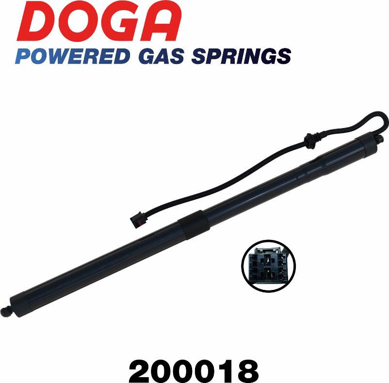 DOGA 200018 - Motore elettrico, Cofano posteriore www.autoricambi360.it