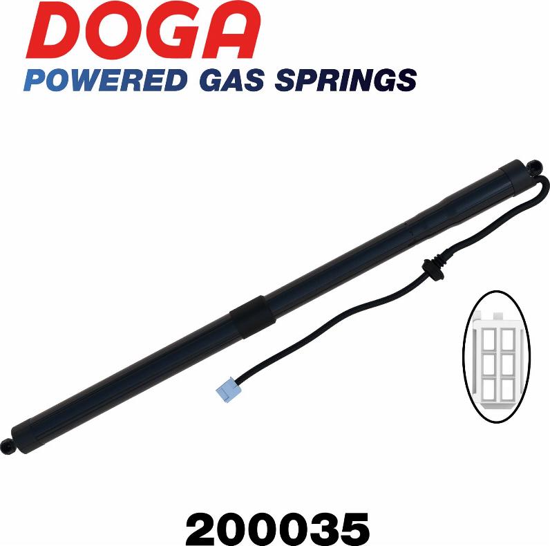 DOGA 200035 - Motore elettrico, Cofano posteriore www.autoricambi360.it