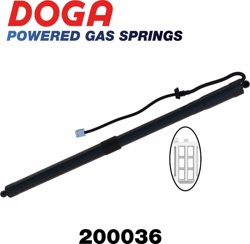 DOGA 200036 - Motore elettrico, Cofano posteriore www.autoricambi360.it