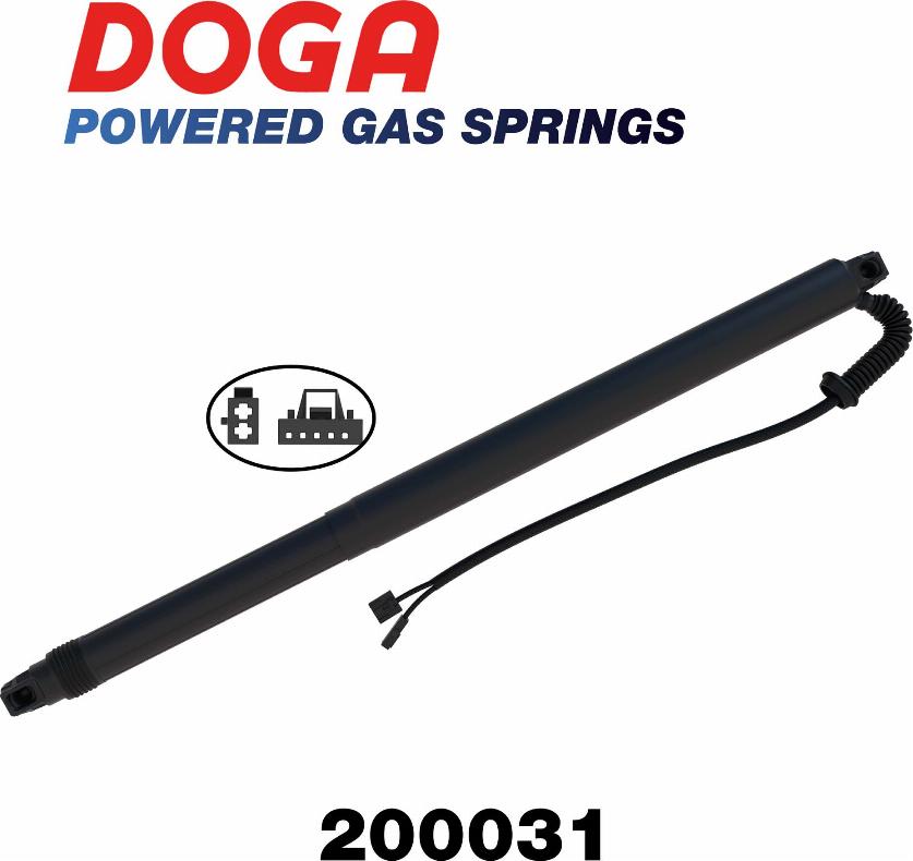 DOGA 200031 - Motore elettrico, Cofano posteriore www.autoricambi360.it