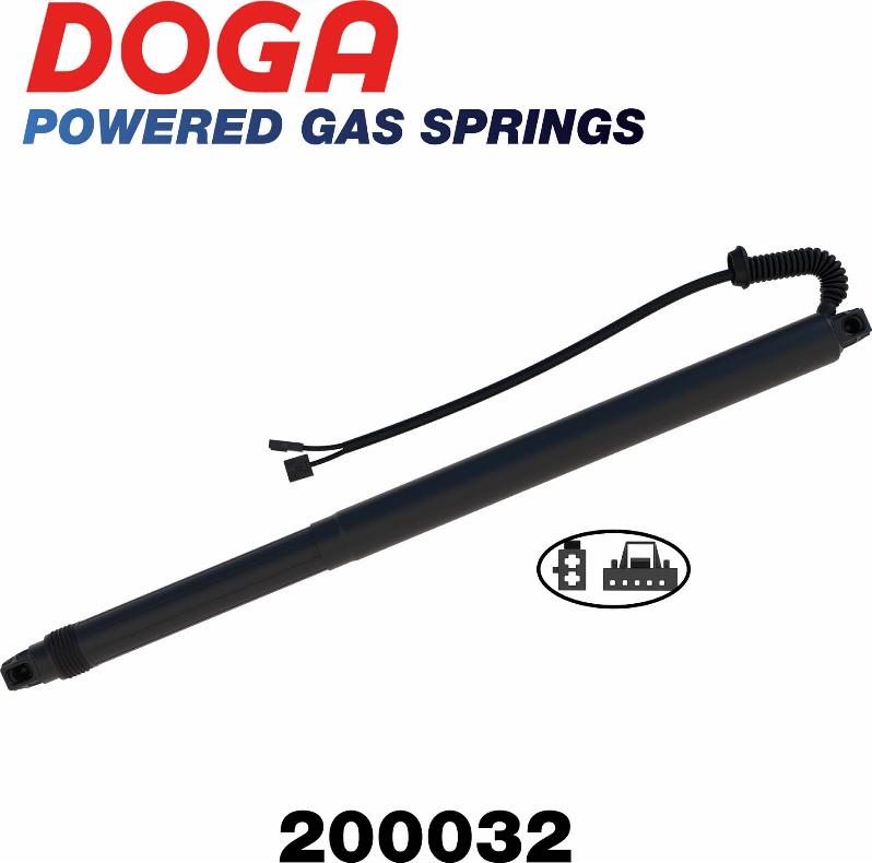 DOGA 200032 - Motore elettrico, Cofano posteriore www.autoricambi360.it