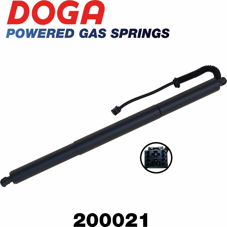 DOGA 200021 - Motore elettrico, Cofano posteriore www.autoricambi360.it
