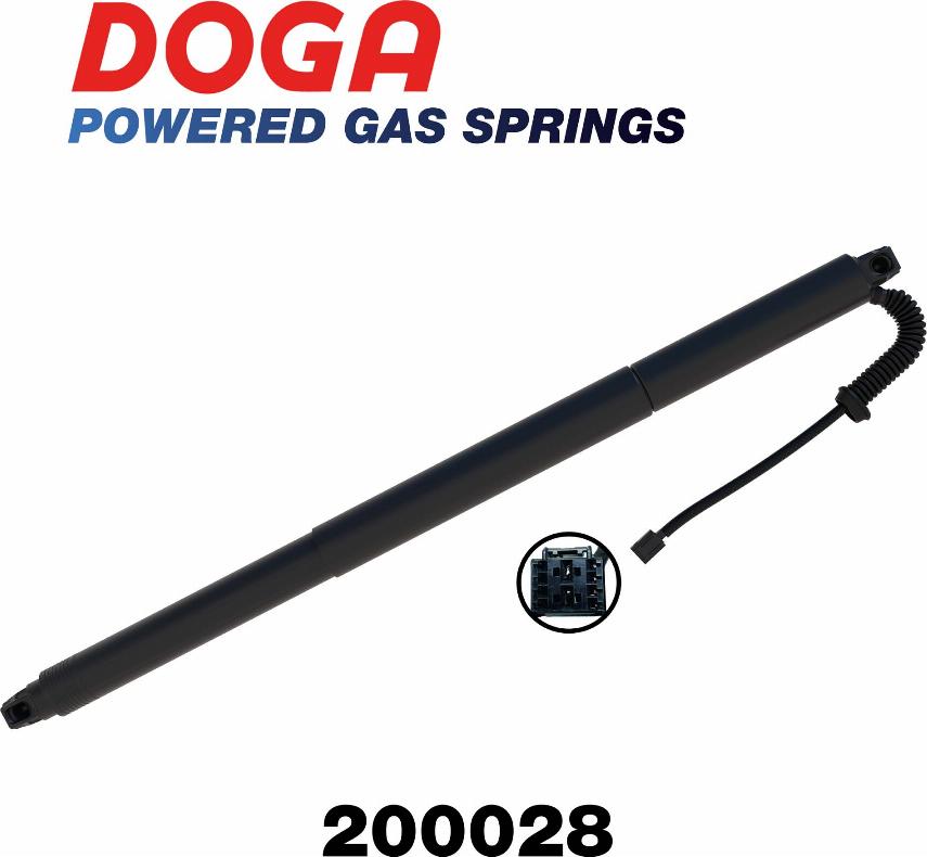 DOGA 200028 - Motore elettrico, Cofano posteriore www.autoricambi360.it