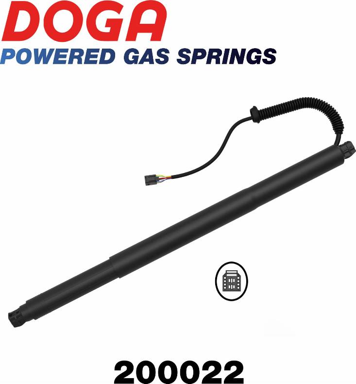 DOGA 200022 - Motore elettrico, Cofano posteriore www.autoricambi360.it