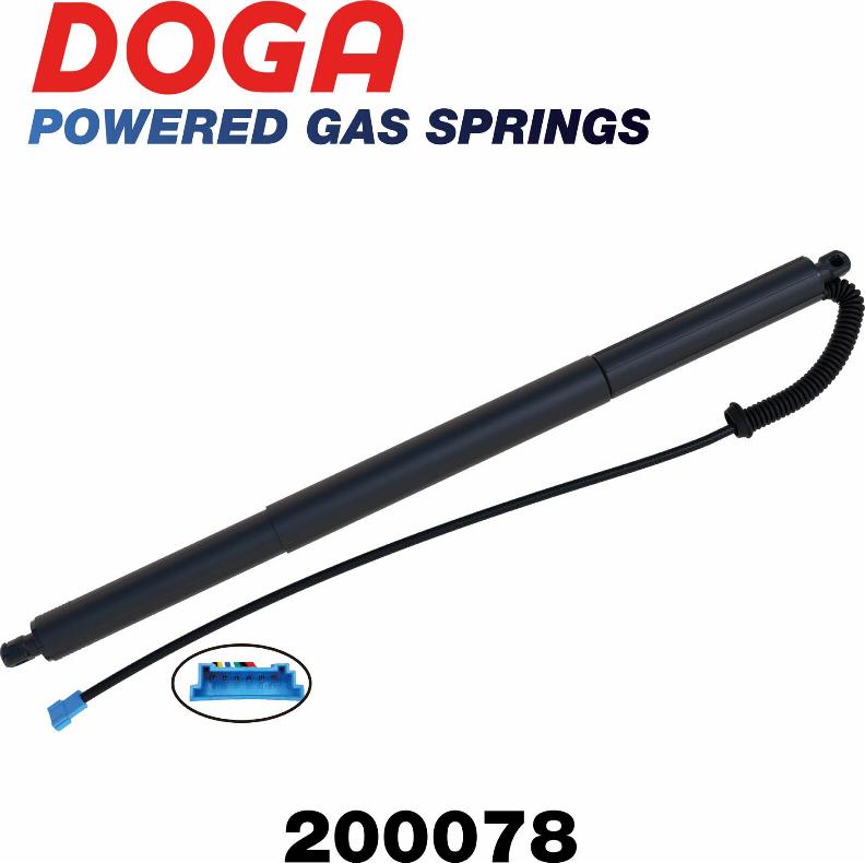 DOGA 200078 - Motore elettrico, Cofano posteriore www.autoricambi360.it