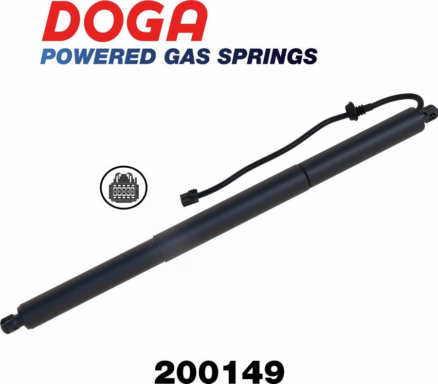 DOGA 200149 - Motore elettrico, Cofano posteriore www.autoricambi360.it