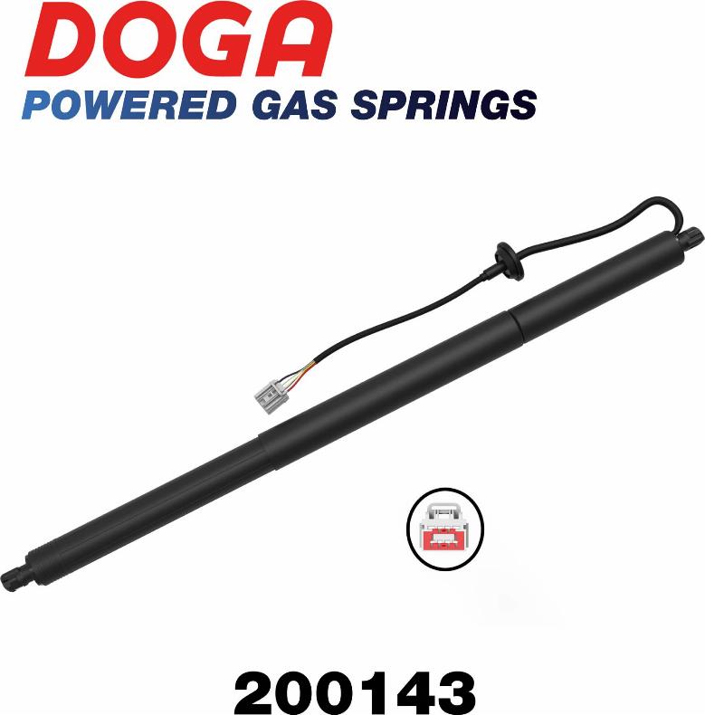 DOGA 200143 - Motore elettrico, Cofano posteriore www.autoricambi360.it