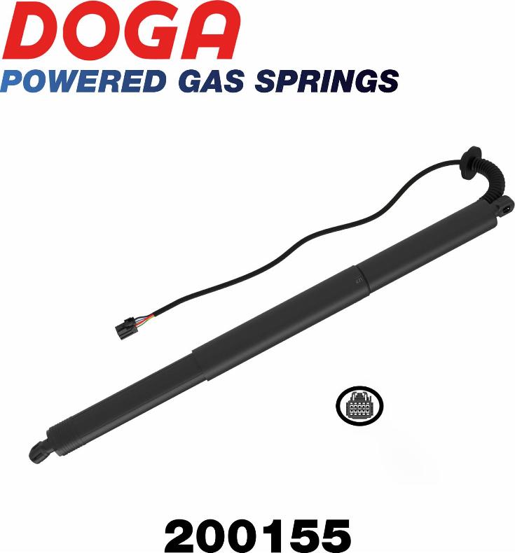 DOGA 200155 - Motore elettrico, Cofano posteriore www.autoricambi360.it