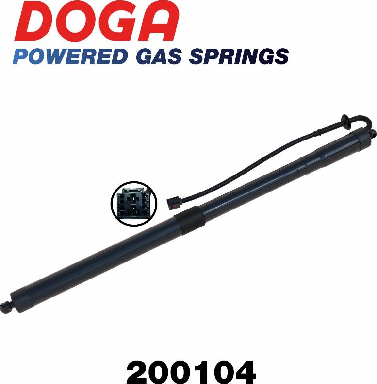DOGA 200104 - Motore elettrico, Cofano posteriore www.autoricambi360.it