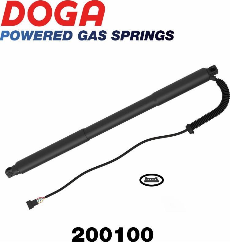 DOGA 200100 - Motore elettrico, Cofano posteriore www.autoricambi360.it
