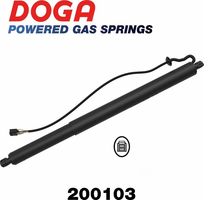 DOGA 200103 - Motore elettrico, Cofano posteriore www.autoricambi360.it