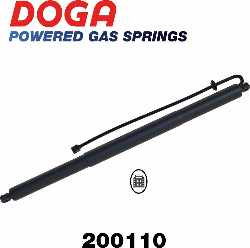 DOGA 200110 - Motore elettrico, Cofano posteriore www.autoricambi360.it