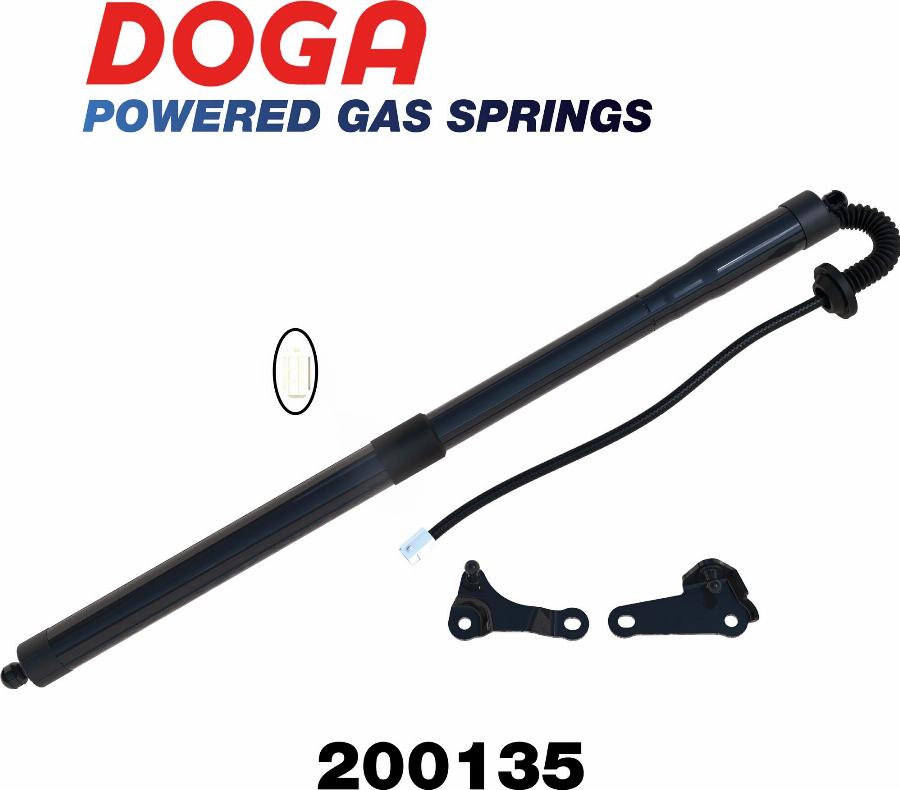 DOGA 200135 - Motore elettrico, Cofano posteriore www.autoricambi360.it