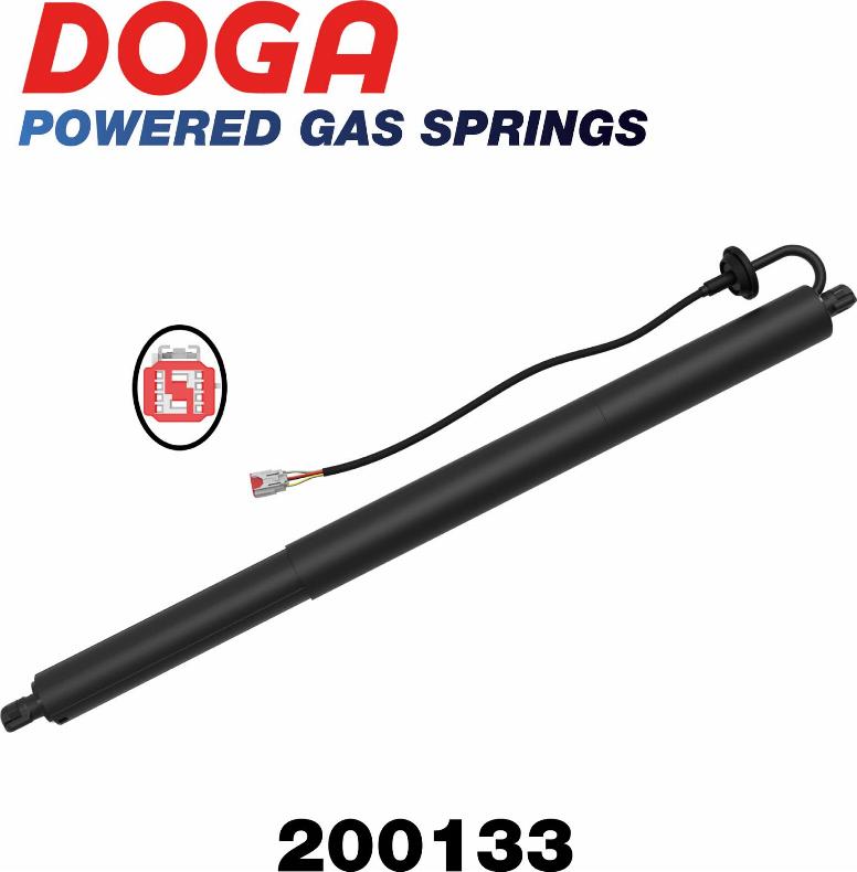 DOGA 200133 - Motore elettrico, Cofano posteriore www.autoricambi360.it