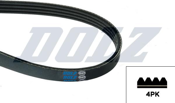 DOLZ 05KD4PK780 - Cinghia Poly-V www.autoricambi360.it