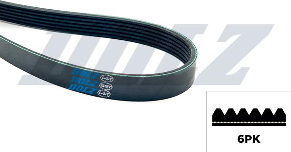 DOLZ 05KD6PK1148 - Cinghia Poly-V www.autoricambi360.it