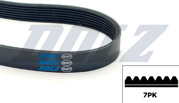 DOLZ 05KD7PK1675 - Cinghia Poly-V www.autoricambi360.it