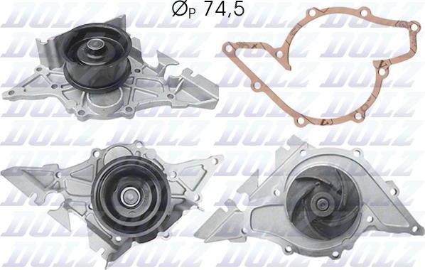 DOLZ A195 - Pompa acqua www.autoricambi360.it