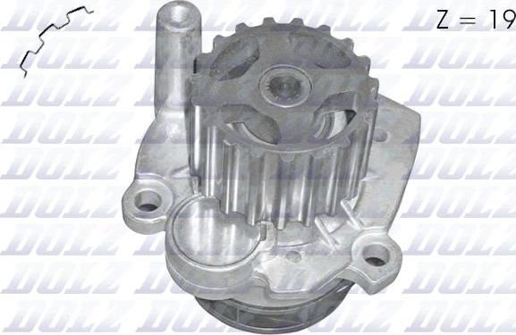 DOLZ A206 - Pompa acqua www.autoricambi360.it