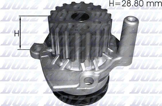 DOLZ A222 - Pompa acqua www.autoricambi360.it