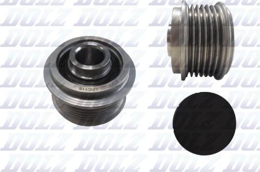 DOLZ AFC116 - Puleggia cinghia, Alternatore www.autoricambi360.it