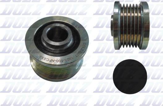 DOLZ AFC233 - Puleggia cinghia, Alternatore www.autoricambi360.it