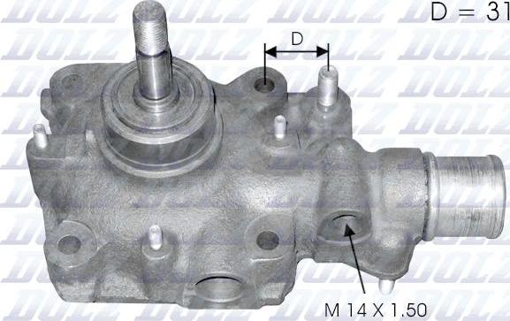 DOLZ B118 - Pompa acqua www.autoricambi360.it