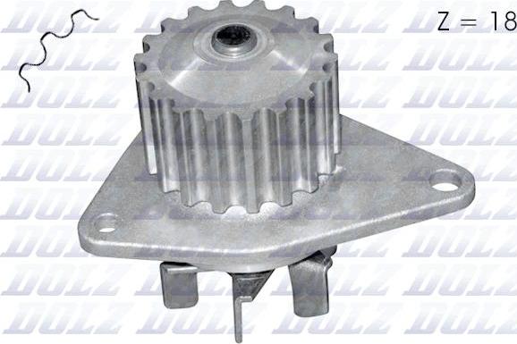 DOLZ C134 - Pompa acqua www.autoricambi360.it