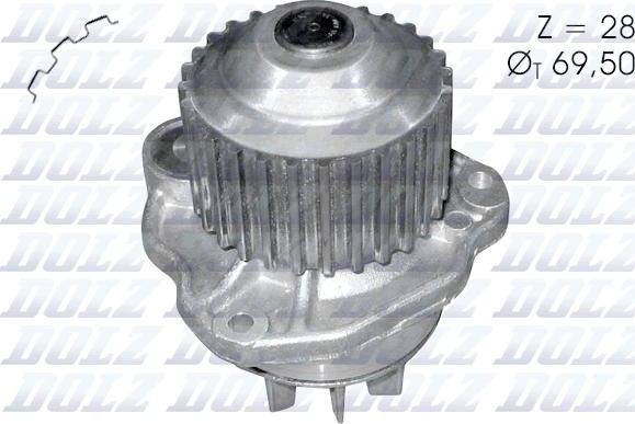 DOLZ C135 - Pompa acqua www.autoricambi360.it