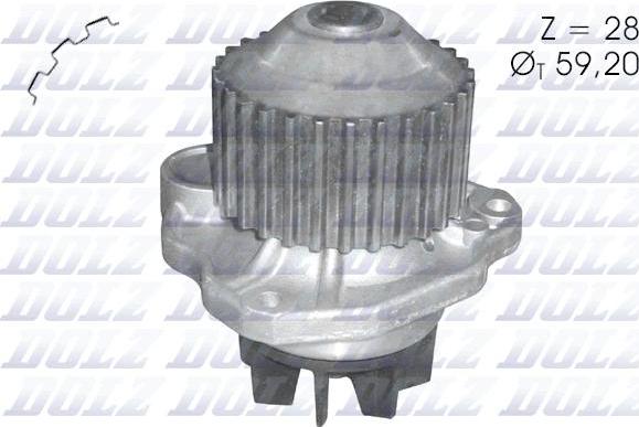 DOLZ C123 - Pompa acqua www.autoricambi360.it