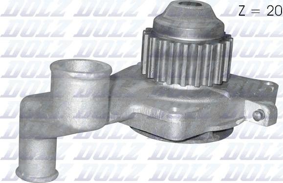 DOLZ F106 - Pompa acqua www.autoricambi360.it