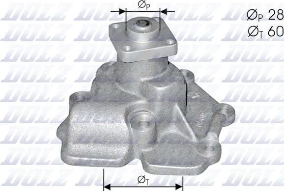 DOLZ F114 - Pompa acqua www.autoricambi360.it